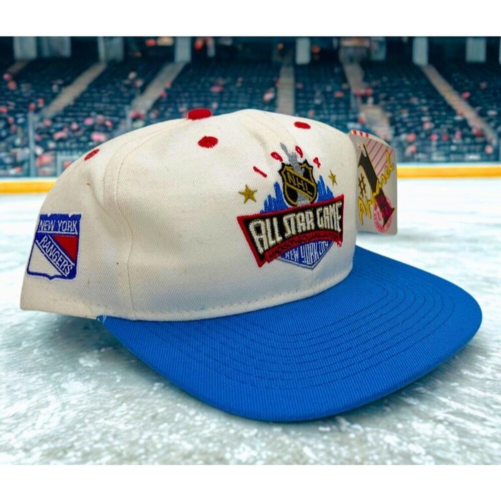 New York Rangers #1 Apparel 1994 NHL All Star Game Snapback Hat MSG NWT Vintage